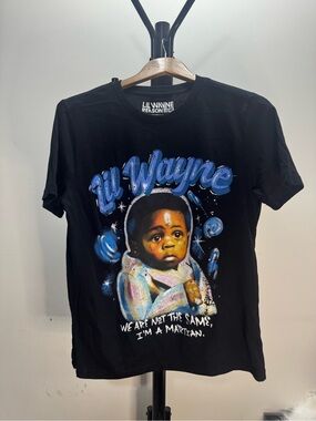 Lil Wayne Black  Graphic Tee - 'We Are Not The Same' size Small mens